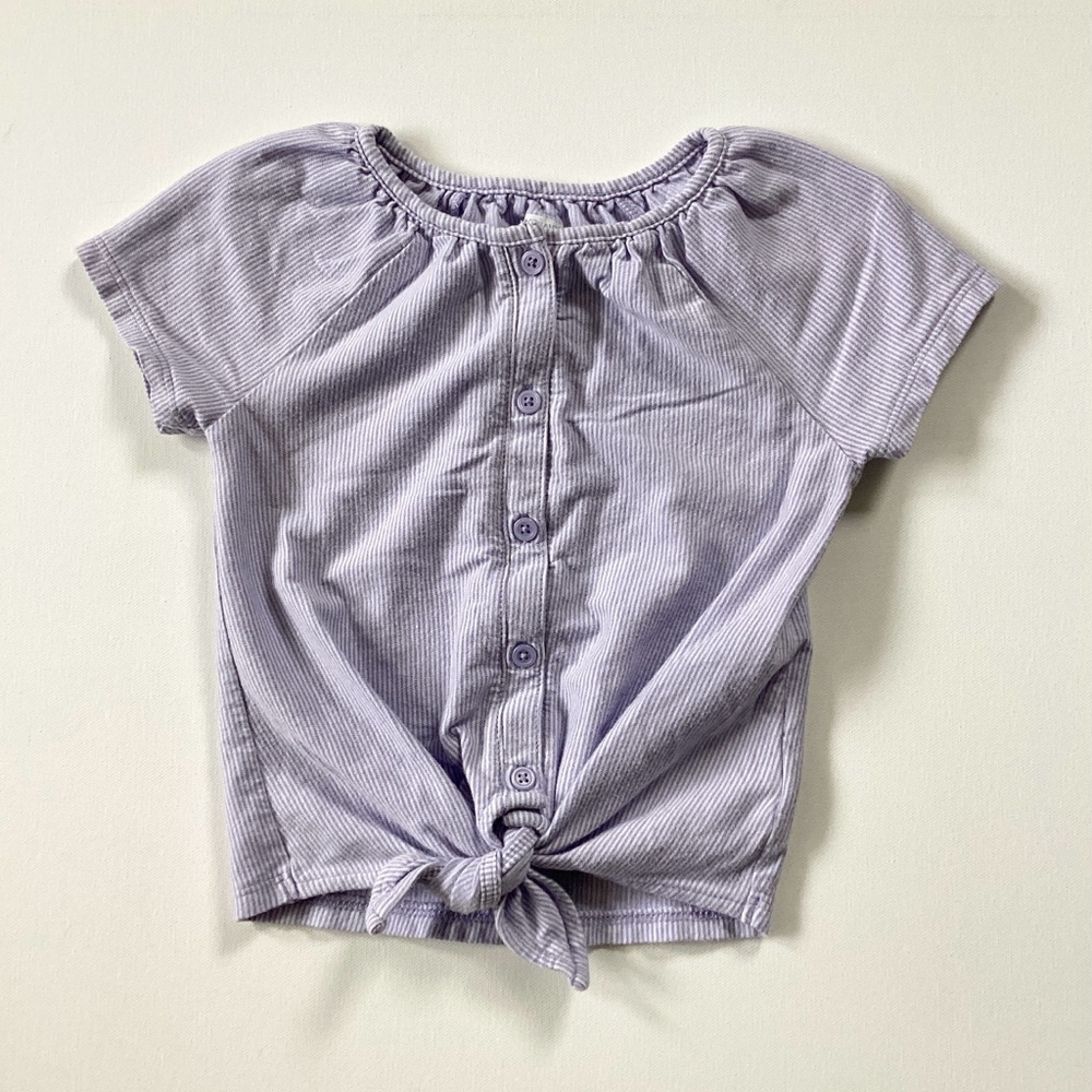 Old Navy Striped Tie Front Shirt
